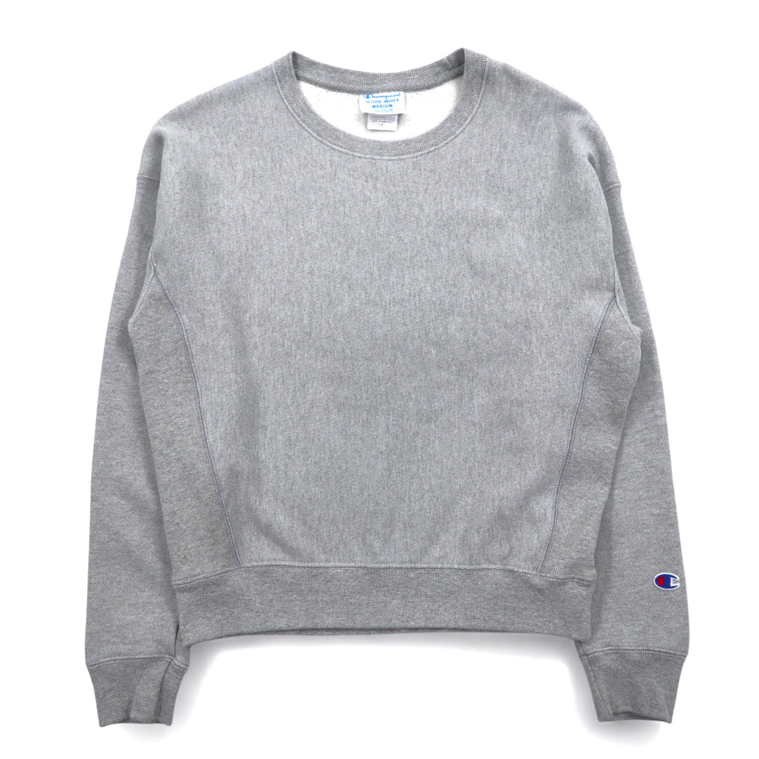 Champion Reverse Weave Sweatshirt, XL, Grey, Blue Single Tag, Reprint, Made in Honduras