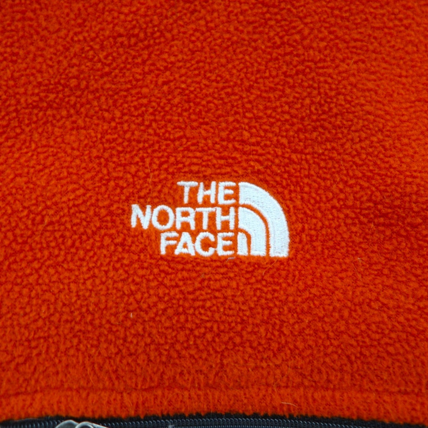 THE NORTH FACE POLARTEC Half-Zip Fleece Jacket, Size M, Orange, Made in Canada
