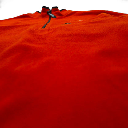 THE NORTH FACE POLARTEC Half-Zip Fleece Jacket, Size M, Orange, Made in Canada