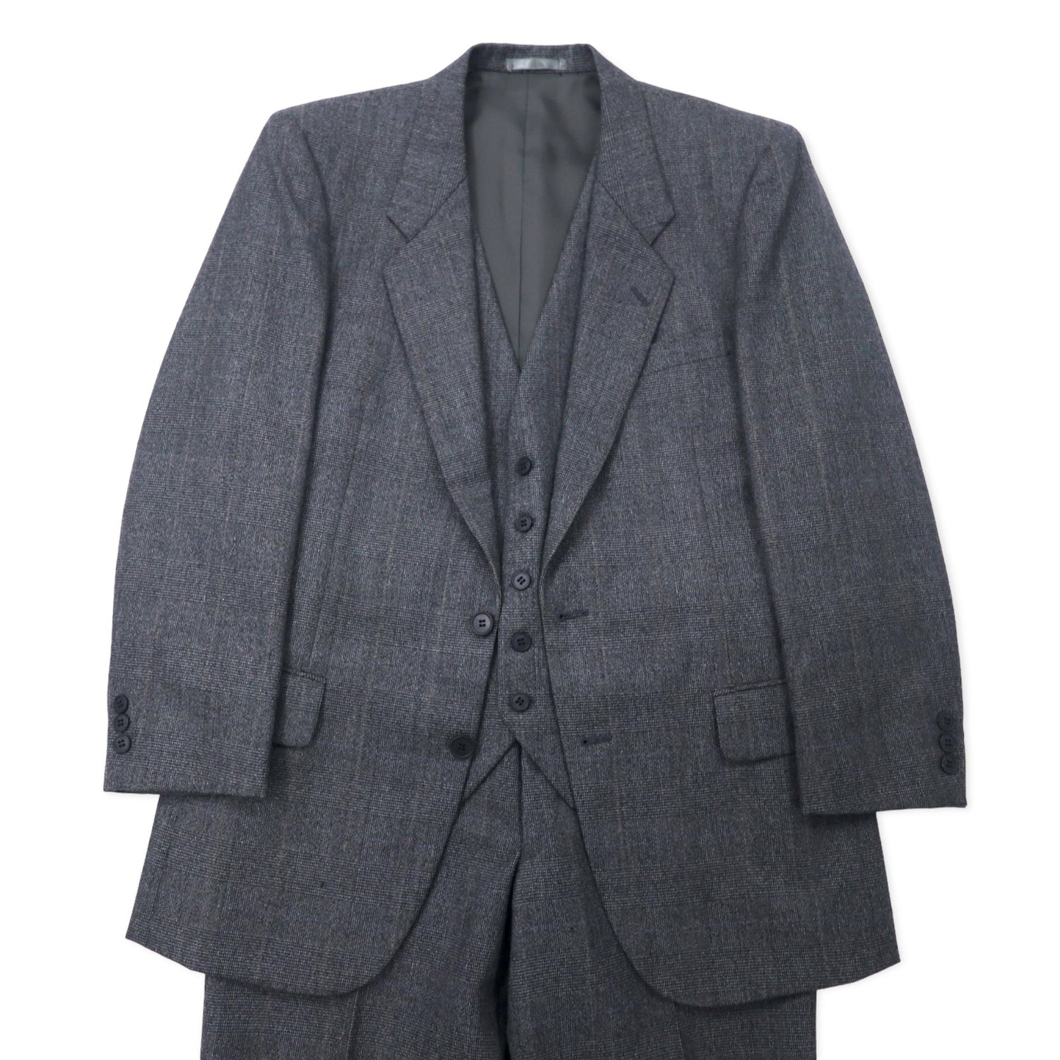 British American Silhouette 3 Piece Suit Setup 96-84-175 A6 Gray