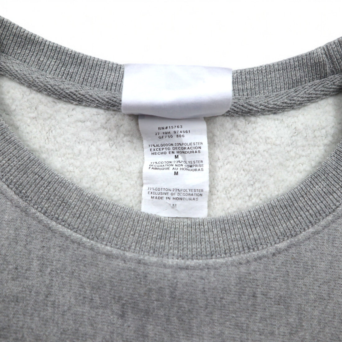 Champion Reverse Weave Sweatshirt, XL, Grey, Blue Single Tag, Reprint, Made in Honduras