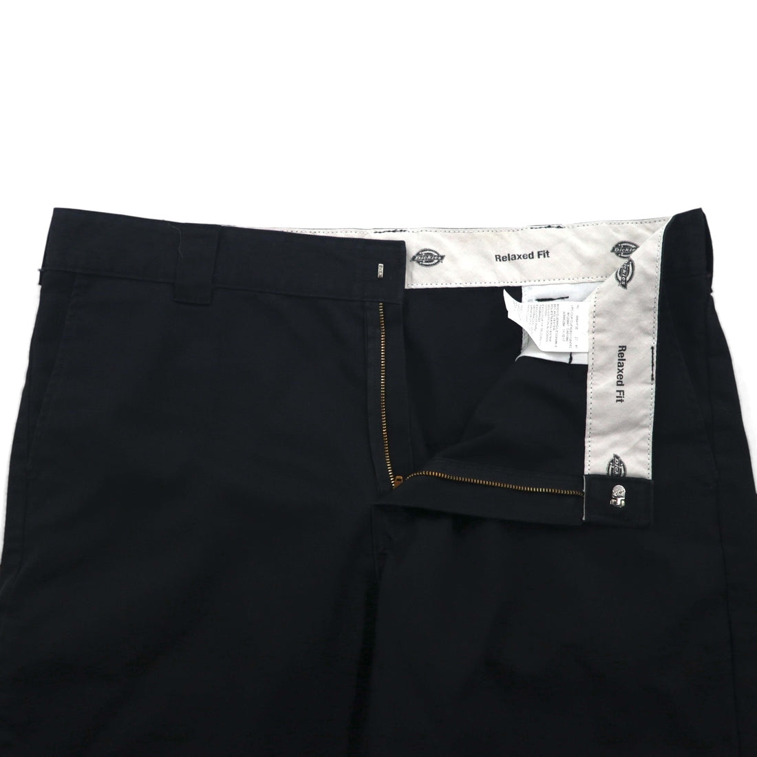 Dickies リラックスフィット RELAXED FIT T/Cツイル ショート ワークパンツ ハーフパンツ XL ブラック WR852