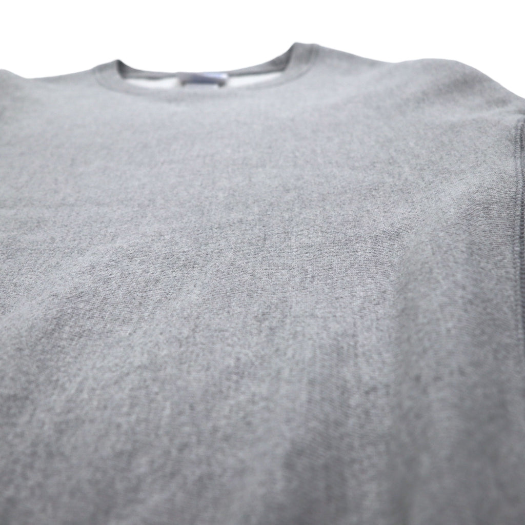 Champion Reverse Weave Sweatshirt, XL, Grey, Blue Single Tag, Reprint, Made in Honduras