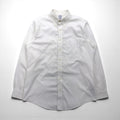 Brooks Brothers REGENT Button-Down Shirt, XL, White, Cotton Broadcloth, Chest Pocket, Non-Iron