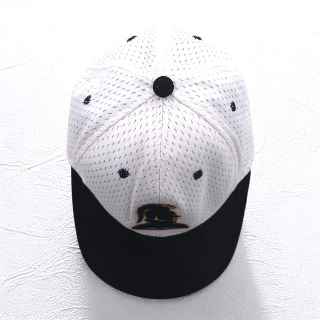 90年代 USA製 Pro-Line バイカラー ベースボールキャップ ONE ホワイト メッシュ