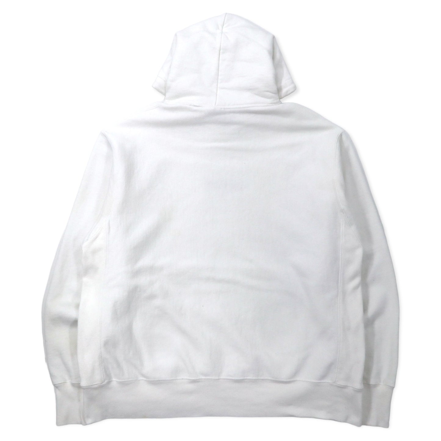 Champion リバースウィーブ プルオーバーパーカー 3XL ホワイト コットン 12オンス 青単タグ 復刻 REVERSE WEAVE PULLOVER HOODIE GF68-WHC