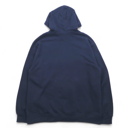 NIKE プルオーバー パーカー L ネイビー 裏起毛 スウッシュロゴ JUST DO IT HOODIE 928717-451 未使用品