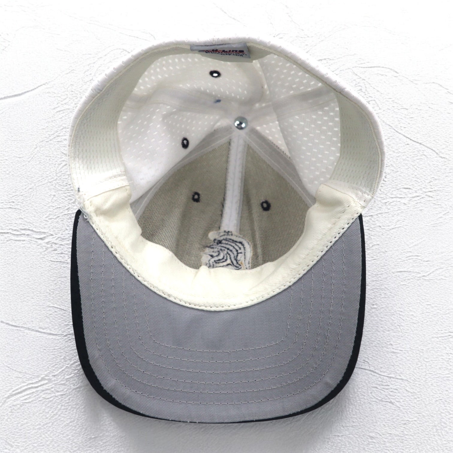 90年代 USA製 Pro-Line バイカラー ベースボールキャップ ONE ホワイト メッシュ