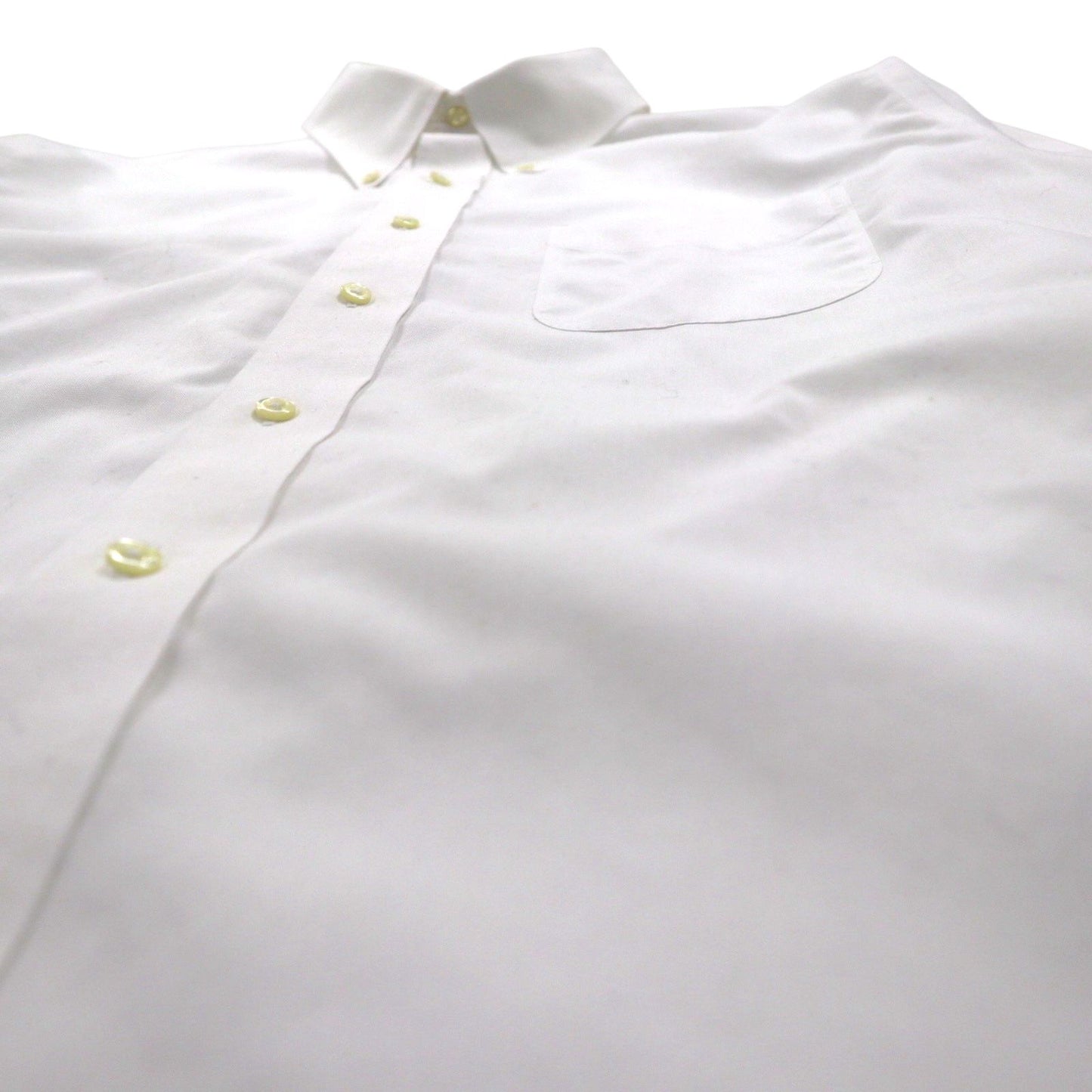 Brooks Brothers REGENT Button-Down Shirt, XL, White, Cotton Broadcloth, Chest Pocket, Non-Iron