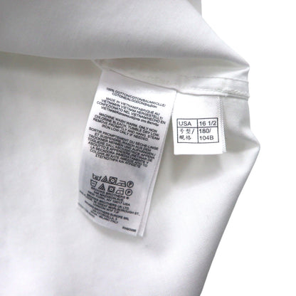 Brooks Brothers REGENT Button-Down Shirt, XL, White, Cotton Broadcloth, Chest Pocket, Non-Iron