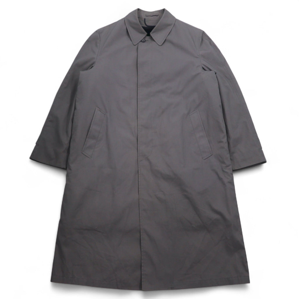 LONDON FOG 80s USA made Balmacaan Coat XL Grey Boa Liner Detachable IDEAL Zipper by WAMSUTTA