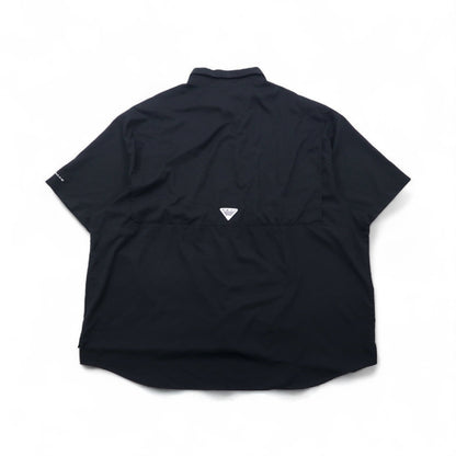 Columbia PFG タミアミ TAMIAMI II ボタンダウン フィッシングシャツ 2XL ブラック OMNI-SHADE オムニシェード FS7266