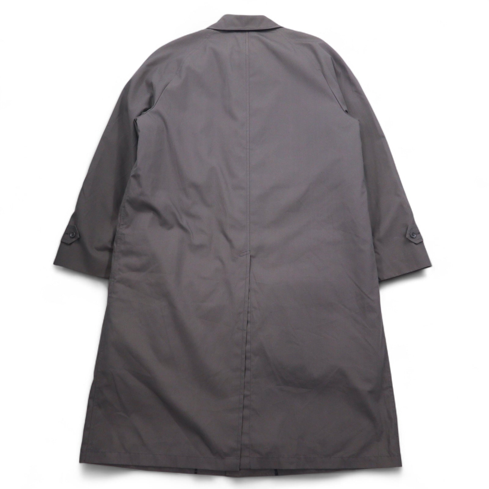 LONDON FOG 80s USA made Balmacaan Coat XL Grey Boa Liner Detachable IDEAL Zipper by WAMSUTTA