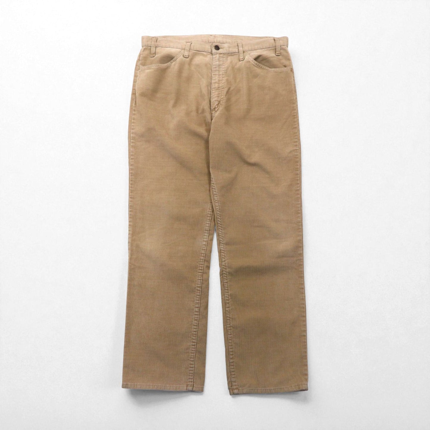 Levi's 80年代 白タブ 519 コーデュロイ チノパンツ ワークパンツ L ベージュ SCOVILジップ ボタン裏698