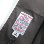 LONDON FOG 80s USA made Balmacaan Coat XL Grey Boa Liner Detachable IDEAL Zipper by WAMSUTTA