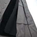 LONDON FOG 80s USA made Balmacaan Coat XL Grey Boa Liner Detachable IDEAL Zipper by WAMSUTTA