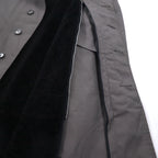 LONDON FOG 80s USA made Balmacaan Coat XL Grey Boa Liner Detachable IDEAL Zipper by WAMSUTTA