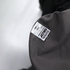 LONDON FOG 80s USA made Balmacaan Coat XL Grey Boa Liner Detachable IDEAL Zipper by WAMSUTTA