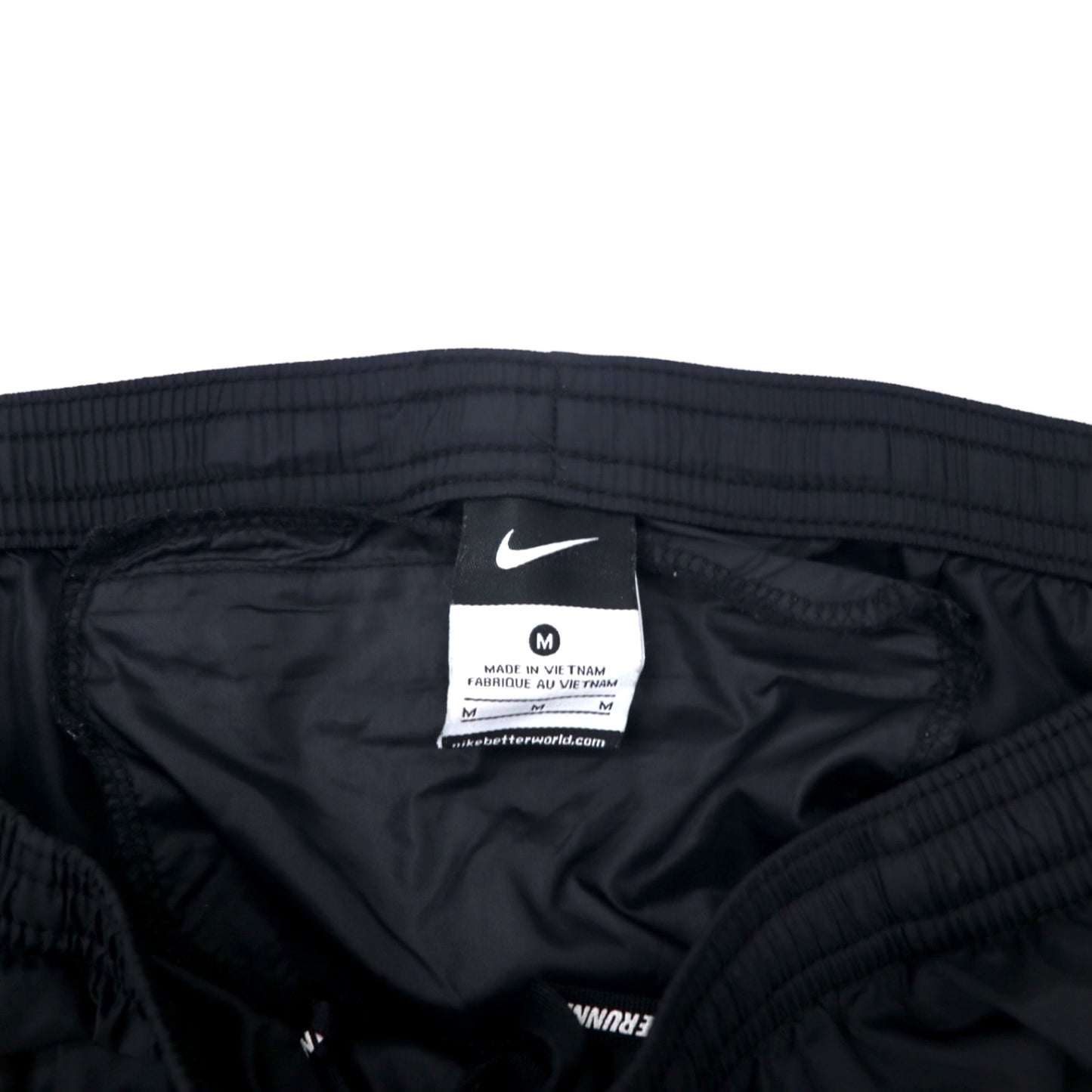 Nike トラックパンツ ジャージ M ブラック ナイロン Damskie Spodnie Do Biegania Windfly Pant 405332-010