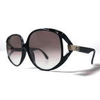 Christian Dior Made in Germany Oversized Sunglasses Black Gradient CD Logo 2320A 90