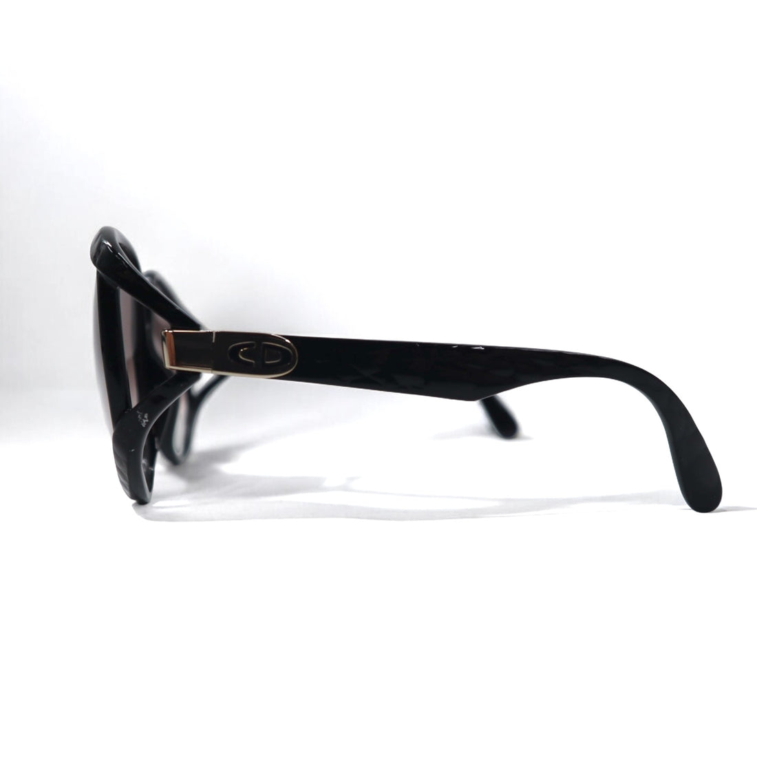 Christian Dior Made in Germany Oversized Sunglasses Black Gradient CD Logo 2320A 90