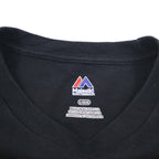 majestic ベースボール プリント Tシャツ L ブラック MLB San Francisco Giants ニカラグア製