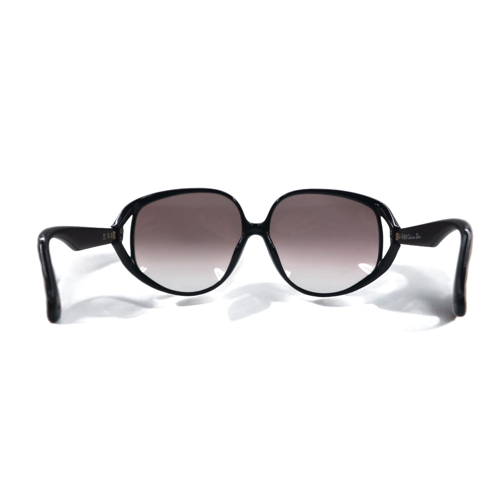 Christian Dior Made in Germany Oversized Sunglasses Black Gradient CD Logo 2320A 90