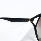 Christian Dior Made in Germany Oversized Sunglasses Black Gradient CD Logo 2320A 90