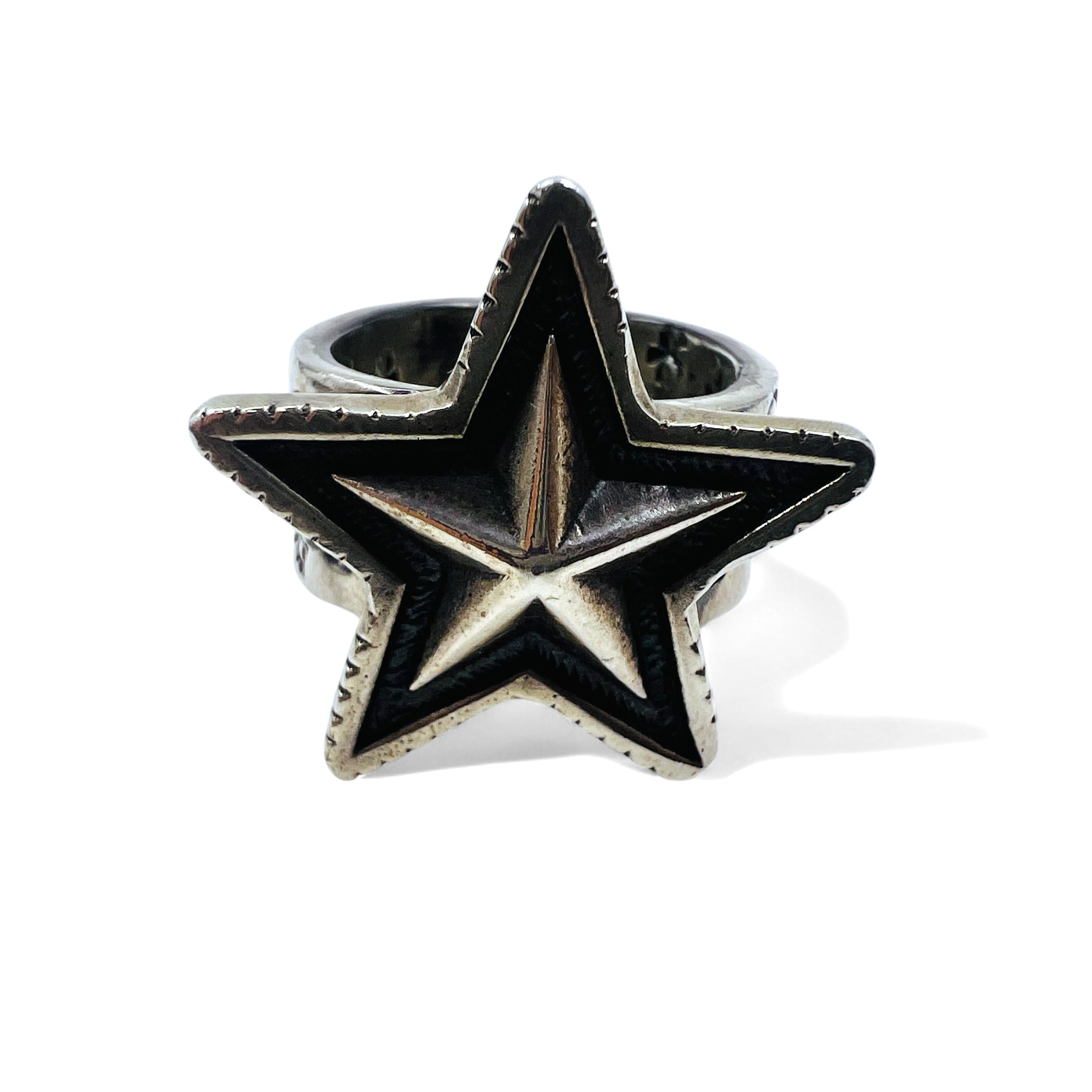 日本然リトテ-古着オンライン-CODY SANDERSON ナバホ族 NAVAJO リング スター 指輪 13号 シルバー silver 925-CODY SANDERSON Navajo NAVAJO ring star ring US size #6.5-7 silver silver 925
