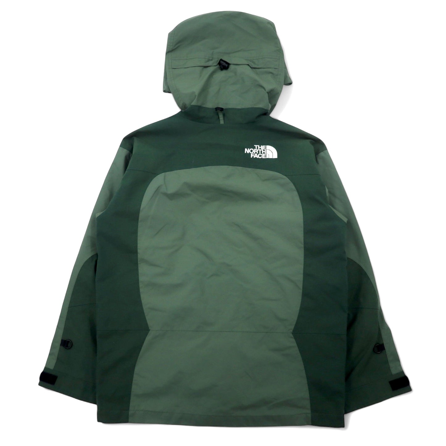 THE NORTH FACE ゴアテックス GORE-TEX マウンテンパーカー M カーキ ナイロン 防水 ジップインジップ搭載 ダブルジップ 海外規格