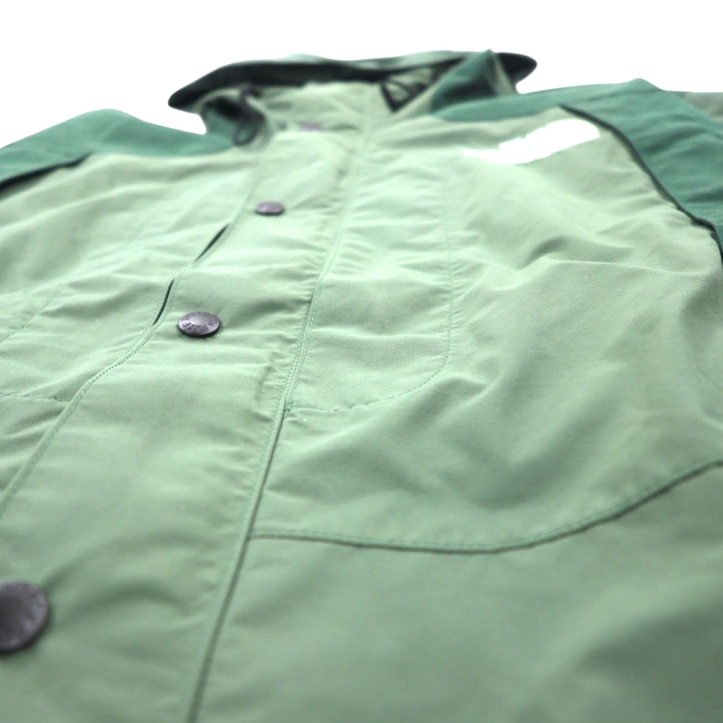 THE NORTH FACE GORE-TEX Mountain Parka M Khaki Nylon Waterproof Zip-in-Zip Double Zipper International Standard