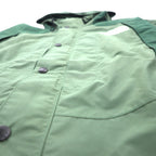 THE NORTH FACE GORE-TEX Mountain Parka M Khaki Nylon Waterproof Zip-in-Zip Double Zipper International Standard