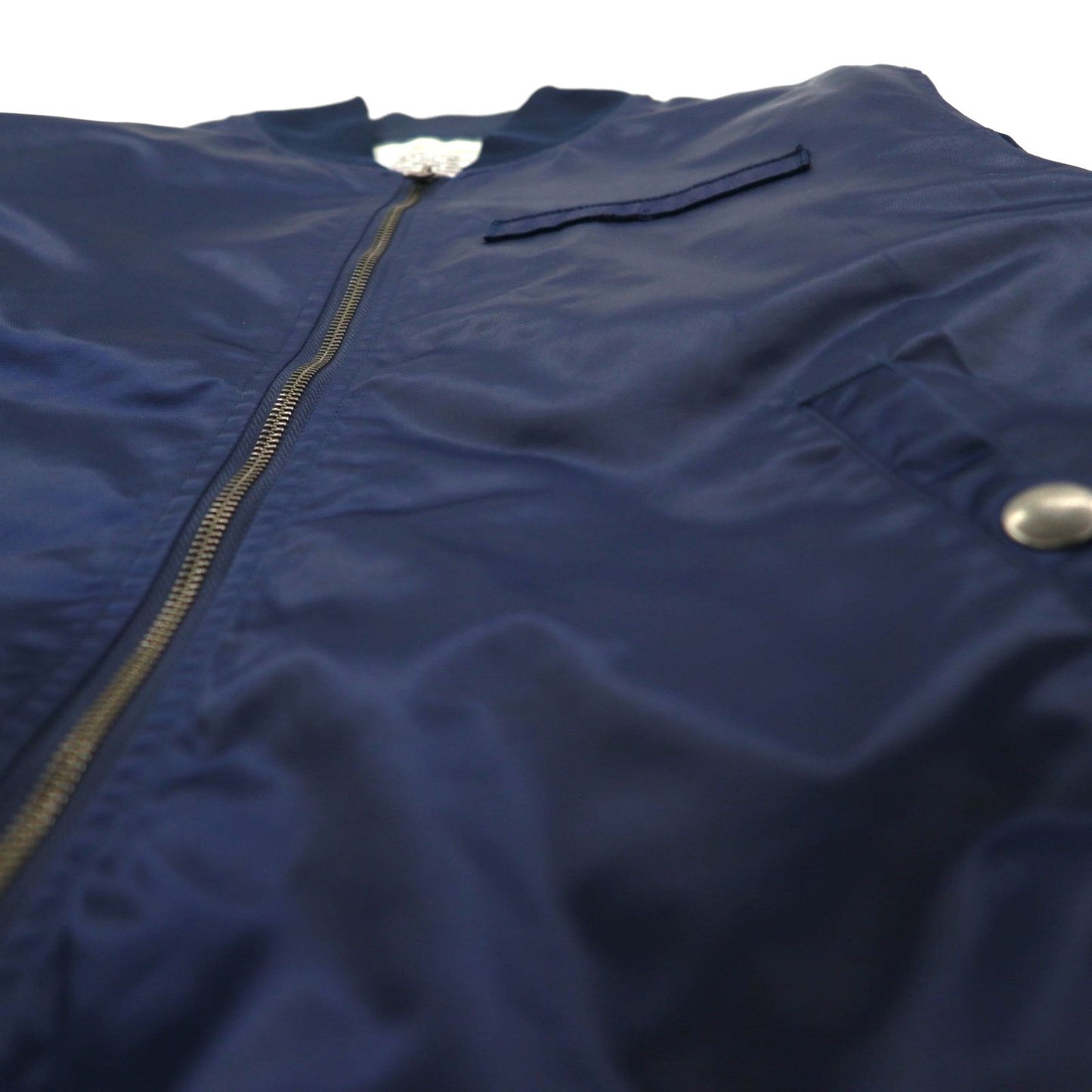 MAJESTIC Nylon MA-1 Flight Jacket, Size M, Navy, Padded, XM23-MAJ-0010-NVY5, nano universe Exclusive