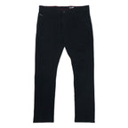 日本然リトテ-古着オンライン-ARMANY JEANS イタリア製 ダメージ加工 ブラック ジーンズ デニムパンツ 36 コットン テーパード ストレッチ ジッパーフライ-ARMANY JEANS Italy Made Distressed Black Jeans Denim Pants 36 Cotton Tapered Stretch Zipper Fly