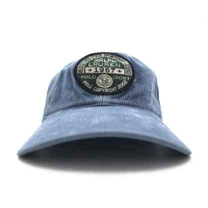 Polo by Ralph Lauren コーデュロイ ベースボールキャップ FREE ベルト POLO SPORT ロゴワッペン