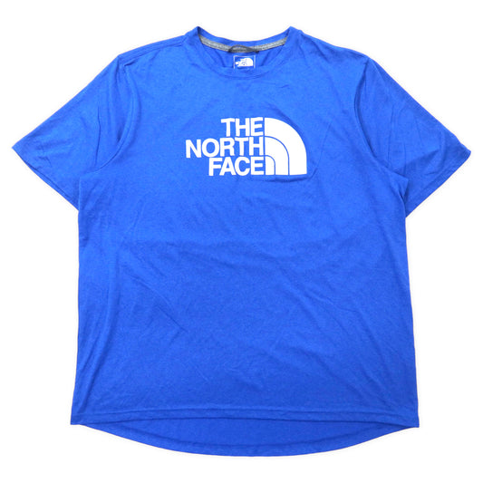 日本然リトテ-古着オンライン-THE NORTH FACE アクティブフィット Tシャツ L ブルー ポリエステル-THE NORTH FACE Active Fit T-SHIRT L Blue Polyester