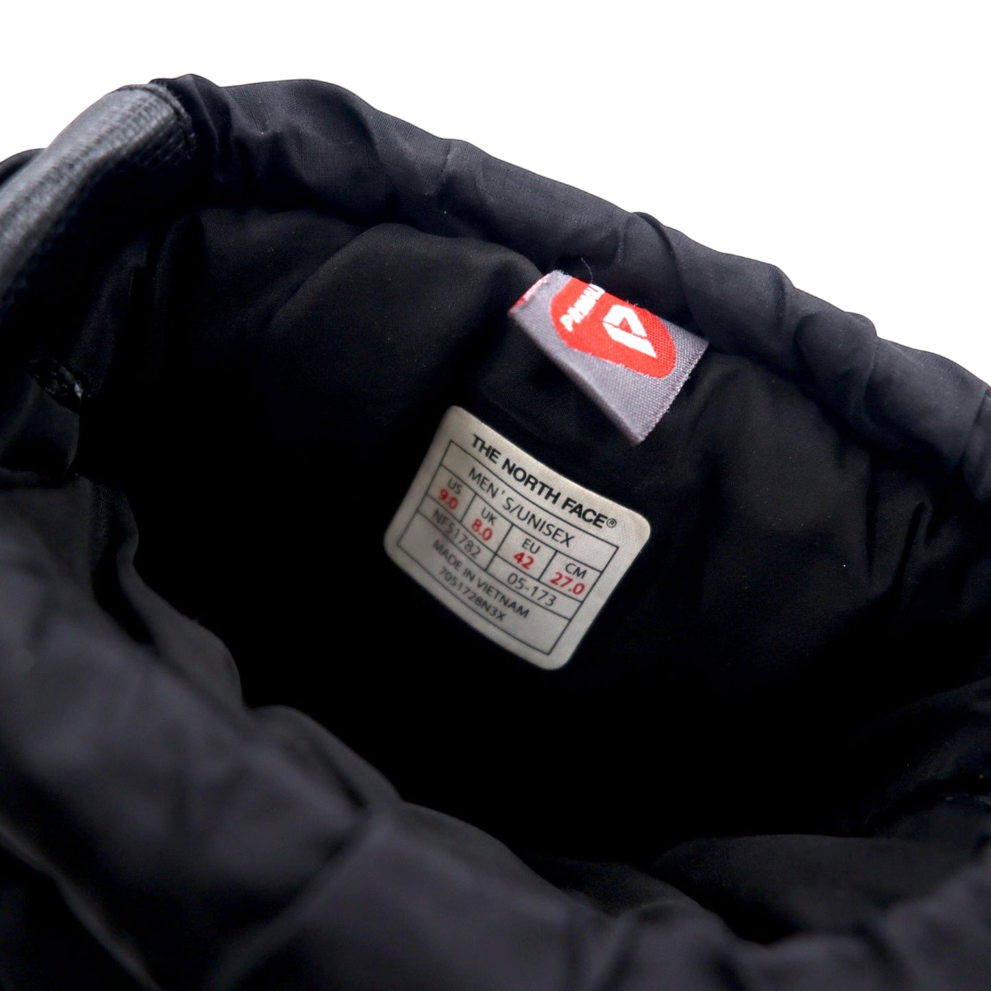 THE NORTH FACE ヌプシ ブーティー NUPTSE BOOTIE 27cm ブラック ナイロン ロゴ PRIMALOFT NF51782