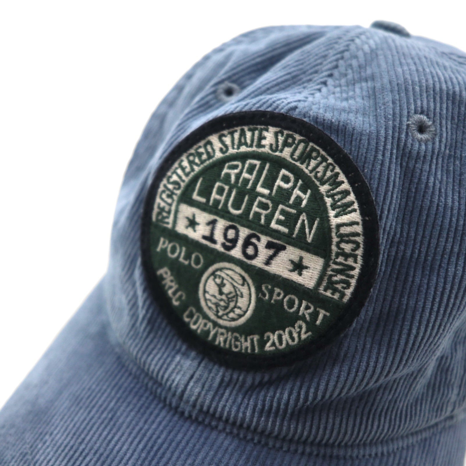 Polo by Ralph Lauren corduroy baseball cap with free belt and Polo Sport logo patch