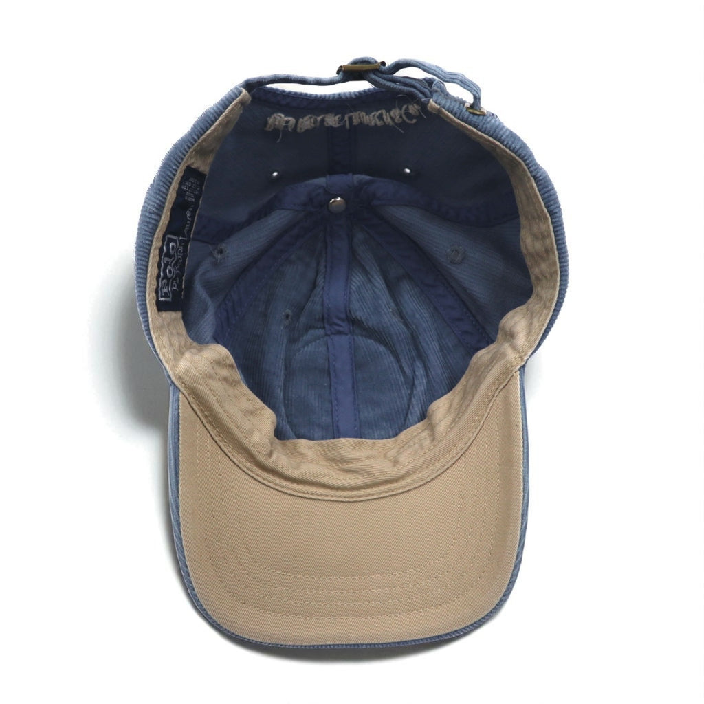 Polo by Ralph Lauren corduroy baseball cap with free belt and Polo Sport logo patch