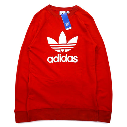 adidas originals トレフォイル クルー スウェット M レッド TREFOIL CREW DV1545 未使用品