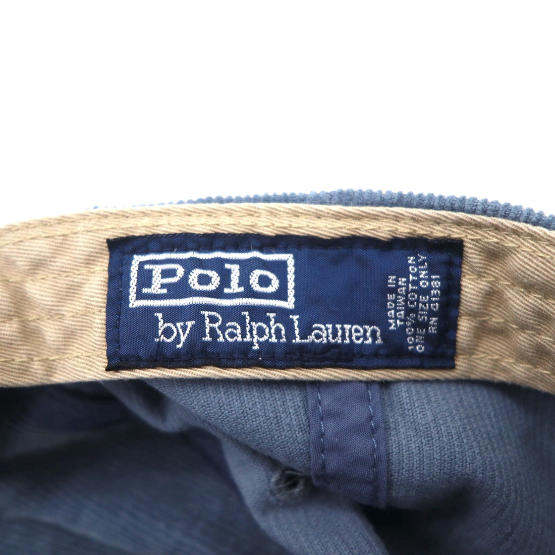 Polo by Ralph Lauren コーデュロイ ベースボールキャップ FREE ベルト POLO SPORT ロゴワッペン