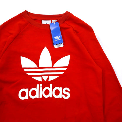 adidas originals トレフォイル クルー スウェット M レッド TREFOIL CREW DV1545 未使用品