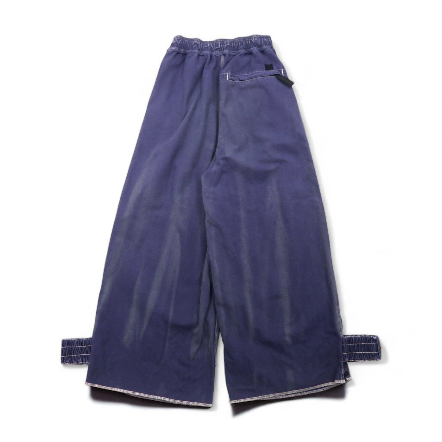 KAPITAL Repairman Track Pants, 12.5oz Broken Denim East, Flight Pants, Navy, Size L