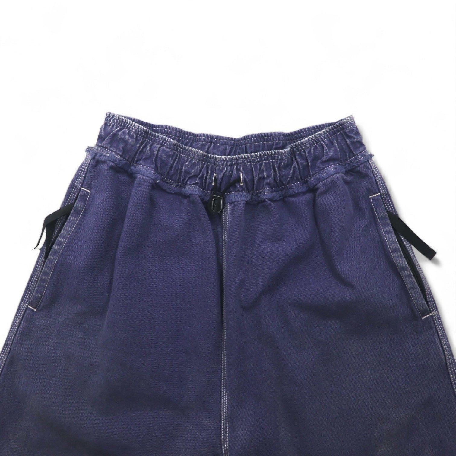 KAPITAL Repairman Track Pants, 12.5oz Broken Denim East, Flight Pants, Navy, Size L