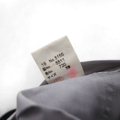 LANVIN 80年代 日本製 2タック ワイド コーデュロイ スラックス パンツ M ブラック