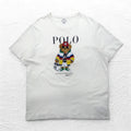 POLO RALPH LAUREN ポロベア Tシャツ XL ホワイト コットン ペルー製