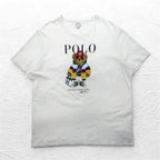 POLO RALPH LAUREN ポロベア Tシャツ XL ホワイト コットン ペルー製