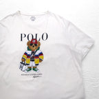 POLO RALPH LAUREN ポロベア Tシャツ XL ホワイト コットン ペルー製