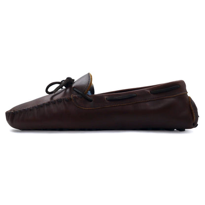 MINNETONKA MOCCASIN クラシック ドライバー モカシンシューズ 28-28.5cm ブラウン レザー CLASSIC DRIVER