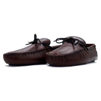 MINNETONKA MOCCASIN クラシック ドライバー モカシンシューズ 28-28.5cm ブラウン レザー CLASSIC DRIVER